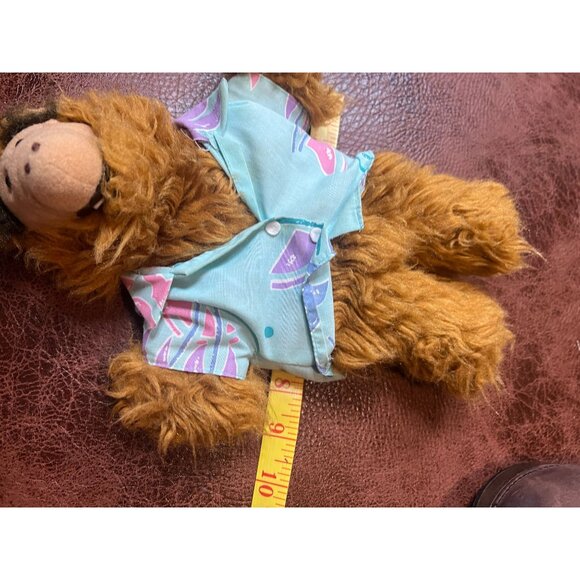 Vintage 1988 Alf Alien Productions Plush Hand Puppet Toy Hawaiian Shirt 80's - Picture 6 of 9
